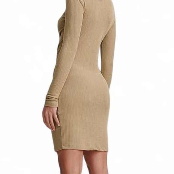 NA-KD Tan dress - Picture 3 of 4